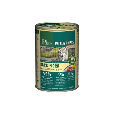 REAL NATURE Wilderness Adult losos s sobom i patkom 400 g