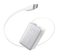 ANKER Powerbank Nano 10. 000 mAh, 45W s ugrađenim USB-C kabelom, bijeli