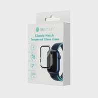 BESTSUIT Fleksibilna zaštitna torbica sa staklom za Apple Watch Ultra/Ultra 2 49 mm - crna