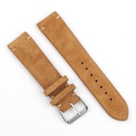 BStrap Suede Leather remen za Garmin Venu 2S, brown