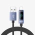 BWOO Kabel USB-A na Lightning 3A s LED zaslonom 1 m