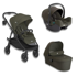 JOIE Dječja kolica 3u1 Versadrift + košara Ramble XL + autosjedalica i-Snug2, Fern
