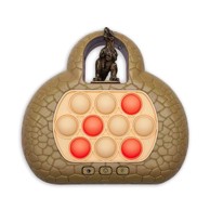 MG Interaktivna igračka za djecu Pop It Triceratops, smeđa