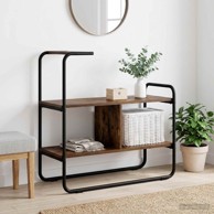 Konzolni stol 80 x 35 x 75 cm, dimljeni hrast