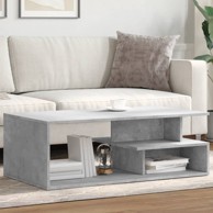 Stolić za kavu boja betona 102 x 55 x 35 cm konstruirano drvo
