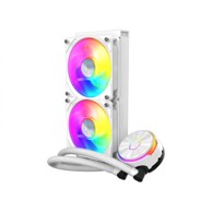 COOLER MASTER Vodeno hlađenje MasterLiquid PL240 Flux AIO Liquid Cooler, 240mm, ARGB, bijelo