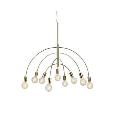 MARKSLÖJD Viseća stropna svjetiljka u zlatnoj boji Lavello, širine 94,5 cm