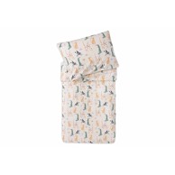 JOLLEIN Navlaka za posteljinu 2 dijela za krevetić, 100x140 cm, jungle jambo 