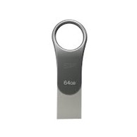 SILICON POWER USB flash stick Mobile C80 64GB USB Type-A / USB Type-C 3.0 (3.1 Gen 1) Titan