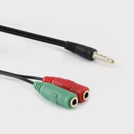 SBOX Audio adapter 2×3.5 mm ženski na 3.5 mm muški, 0.2 m
