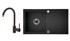 DEANTE Sudoper i kuhinjska armatura ZQZV 2113 Zorba, grafitna