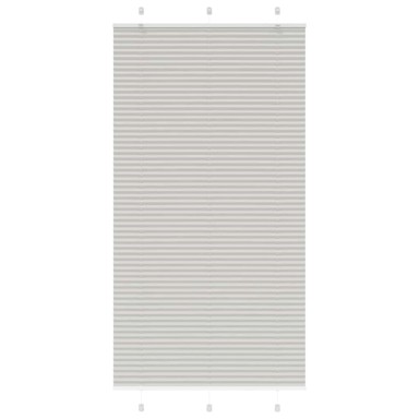 Plisirana roleta svijetlosiva 105x200 cm širina tkanine 104,4cm
