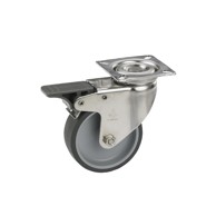 DÖRNER + HELMER Skretni kotač s kočnicom 50X18 mm 60x60 mm