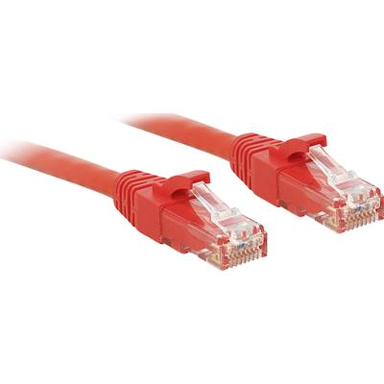 LINDY Mrežni kabel 48030 Cat6 U/UTP, 0,3 m, crveni