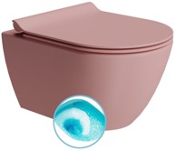 GSI WC školjka viseća PURA, swirlflush, 36x50 cm, blush dual-mat