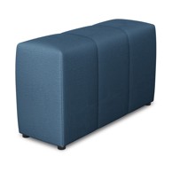 COSMOPOLITAN DESIGN Plavi naslon za modularnu sofu Rome, 120x40x75 cm