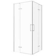 AQUAART Tuš kabina Parla kvadratna 80x80x195 cm