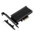 SILVERSTONE Adapter SST-ECM24-ARGB, PCI-E Gen4, M.2 (NGFF)