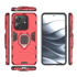 LENUO Maskica Armor za Redmi Note 14 5G, crvena
