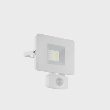 EGLO Vanjski reflektor led 20w, sa senzorom, bijela faedo 3 33157