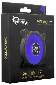 WHITE SHARK Ventilator za računalo 1260-01W-L VELOCITY