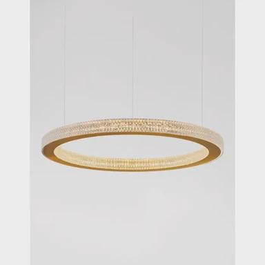 NOVA LUCE Visilica Fiore LED 60 W, 3000 K, 3530 lm, dimm, IP20 NL9285610, zlatna