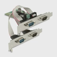DELOCK Kartica PCIe 89557, serijska 4x RS232, niskoprofilna