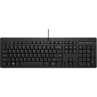 HP Tipkovnica 125 USB Wired Keyboard, žična, crna