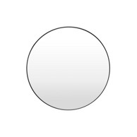 BONAMI ESSENTIALS Crno zidno ogledalo , ø 80 cm