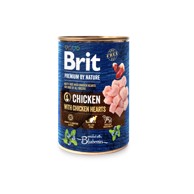 BRIT Premium by Nature piletina sa srcima, konzerva 400 g