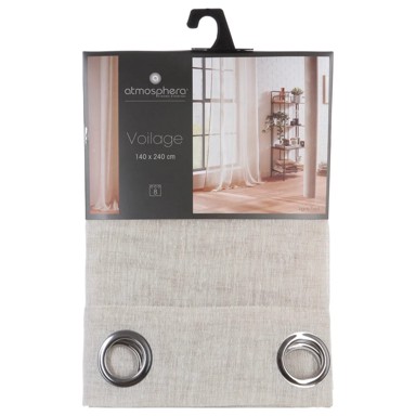 ATMOSPHERA Gotove zavjese Fred, smeđa, 140x240 cm