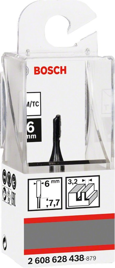BOSCH Rezač utora, 6 x 3,2 x 51 mm