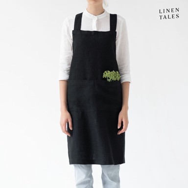 LINEN TALES Lanena pregača Crossback