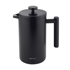 KING HOFF French press 1 l s drvenom drškom, mat crni