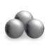 PLUSH NEST Loptice za bazen 6 cm 200 kom, srebrne