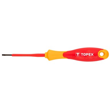 TOPEX Plosnati odvijač, 1000 V, 2,5 x 75 mm