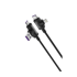 XO Kabel NB237, 4-u-1 USB + USB-C na Lightning + USB-C, 1 m