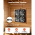 VEVOR Solarni odvodni ventilator za staklenik, 4 ventilatora, 25 W, 300 × 300 × 38 mm, podesivi