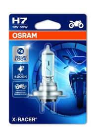 OSRAM X-Racer Moto 12V, do 20% više svjetla, do 35% bjelije, 4200K
