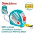 TOTAL Čelična mjerna traka One-Stop Tools 5 mx25 mm, crno-žuta