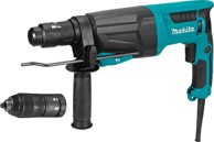 MAKITA Električna čekić bušilica HR2670FT, 800W, plava