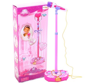 Karaoke mikrofon na stalku, roza