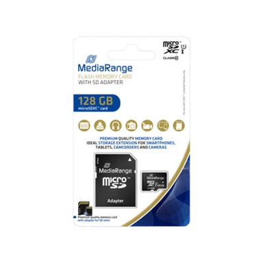 MEDIARANGE Memorijska kartica MicroSDXC, 128GB, Class 10, MR945