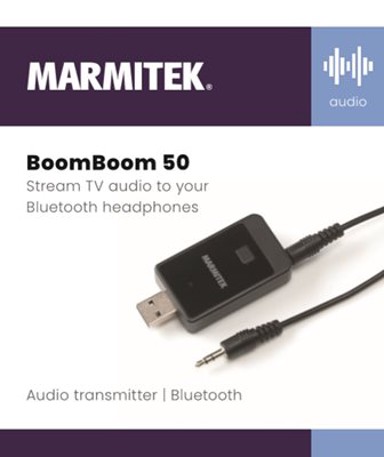 MARMITEK Adapter Boomboom 50, USB, bluetooth audio, crni
