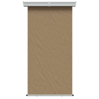 Balkonski bočni awning, 165 x 250 cm, 100% poliester, željezo i čelik, sivosmeđa