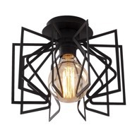 OPVIQ LIGHTS Crna stropna svjetiljka s metalnim sjenilom ø 26 cm Nemrut 