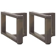 Noge za blagovaonski stol o-oblika, 60 x 60 x 73 cm, prirodna