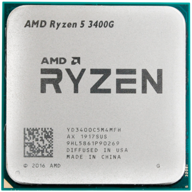 AMD Procesor Ryzen 5 3400G, 4 jezgre / 8 dretvi, do 4.2 GHz, 6 MB cache, 65 W
