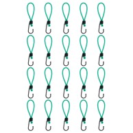 Užad za bungee s kukama, 20 kom, 15 cm