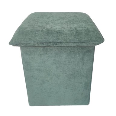 Tabure sa spremištem Cube 40,5x40,5x44 cm, zeleni